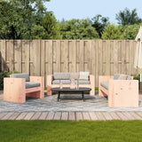 2 Piece Garden Lounge Set Solid Wood Pine