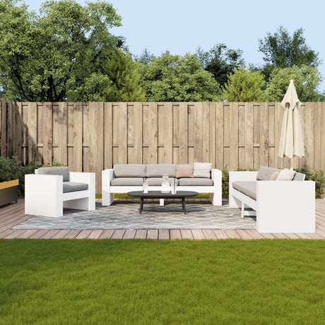 2 Piece Garden Lounge Set Solid Wood Pine