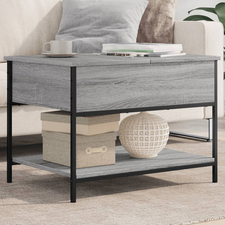 Coffee Table 100X50X50 Cm Engineered Wood And Metal