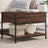 Coffee Table 100X50X50 Cm Engineered Wood And Metal
