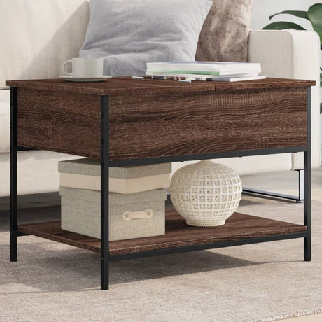 Coffee Table 100X50X50 Cm Engineered Wood And Metal