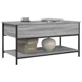 Coffee Table 100X50X50 Cm Engineered Wood And Metal