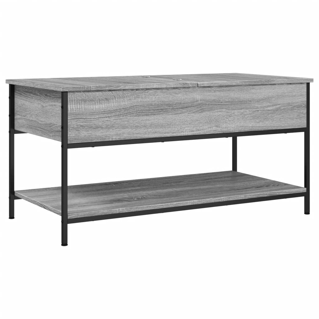 Coffee Table 100X50X50 Cm Engineered Wood And Metal