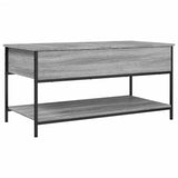 Coffee Table 100X50X50 Cm Engineered Wood And Metal