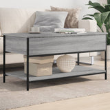 Coffee Table 100X50X50 Cm Engineered Wood And Metal