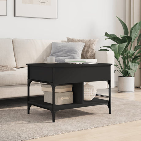 Coffee Table 70X50X50 Cm Engineered Wood And Metal