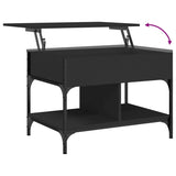 Coffee Table 70X50X50 Cm Engineered Wood And Metal