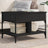 Coffee Table 70X50X50 Cm Engineered Wood And Metal