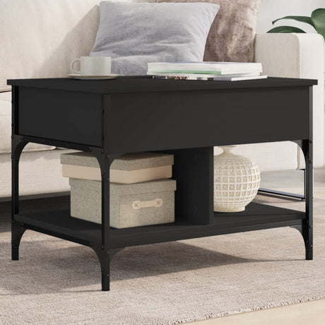 Coffee Table 70X50X50 Cm Engineered Wood And Metal
