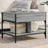 Coffee Table 70X50X50 Cm Engineered Wood And Metal