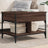 Coffee Table 70X50X50 Cm Engineered Wood And Metal