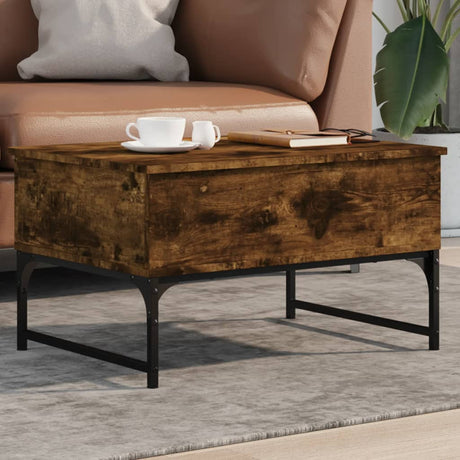 Coffee Table 70X50X40 Cm Engineered Wood And Metal