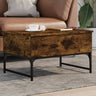 Coffee Table 70X50X40 Cm Engineered Wood And Metal