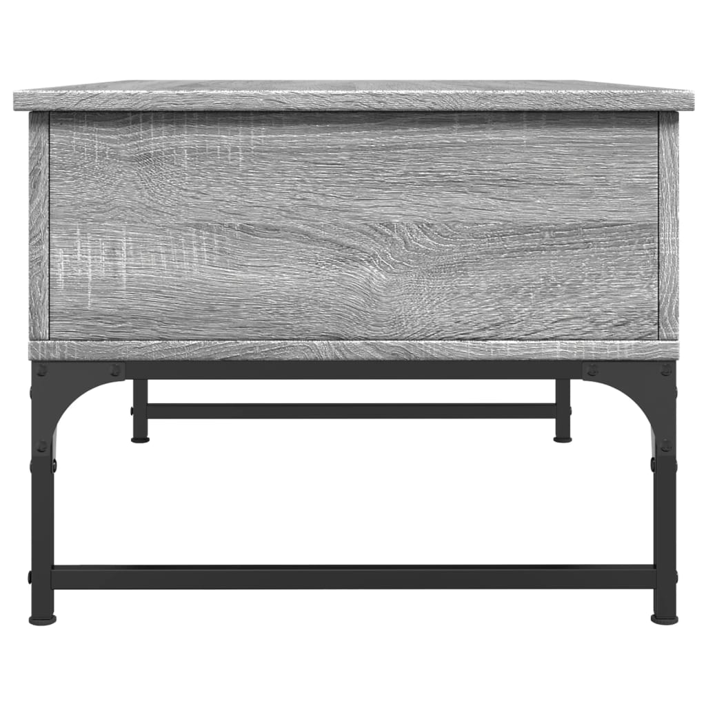 Coffee Table 70X50X40 Cm Engineered Wood And Metal