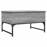 Coffee Table 70X50X40 Cm Engineered Wood And Metal