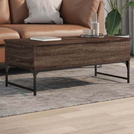 Coffee Table 70X50X40 Cm Engineered Wood And Metal
