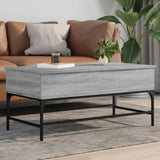 Coffee Table Engineered Wood And Metal