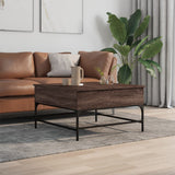 Coffee Table Engineered Wood And Metal