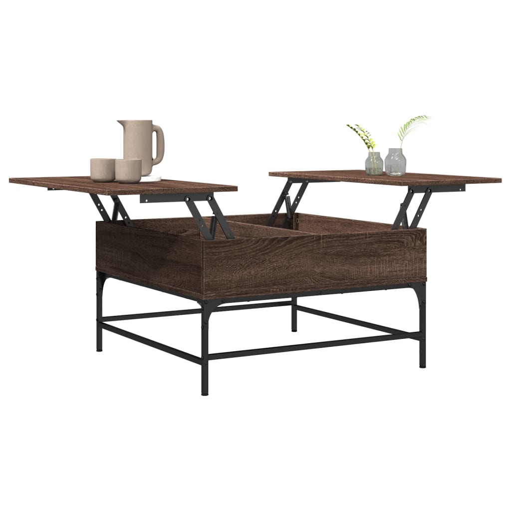 Coffee Table Engineered Wood And Metal