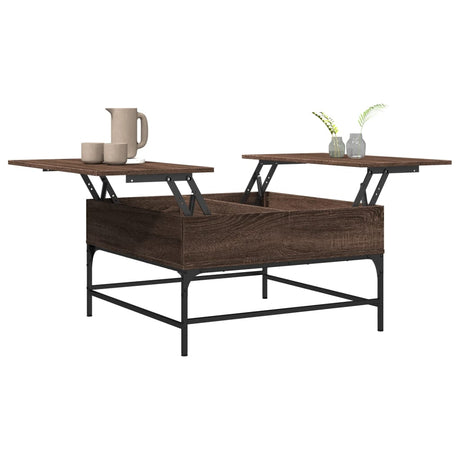 Coffee Table Engineered Wood And Metal