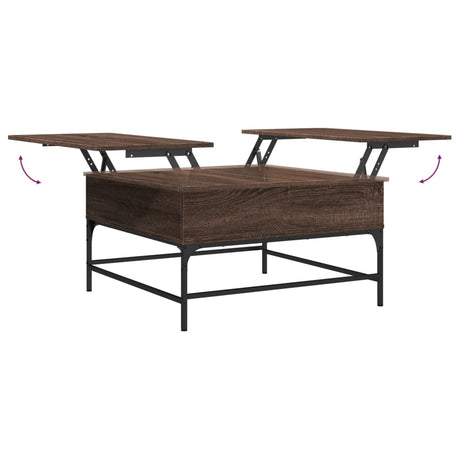 Coffee Table Engineered Wood And Metal
