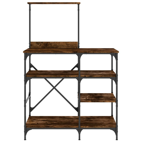 Baker's Rack 90X40X132 Cm Engineered Wood And Metal