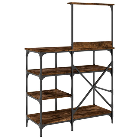 Baker's Rack 90X40X132 Cm Engineered Wood And Metal