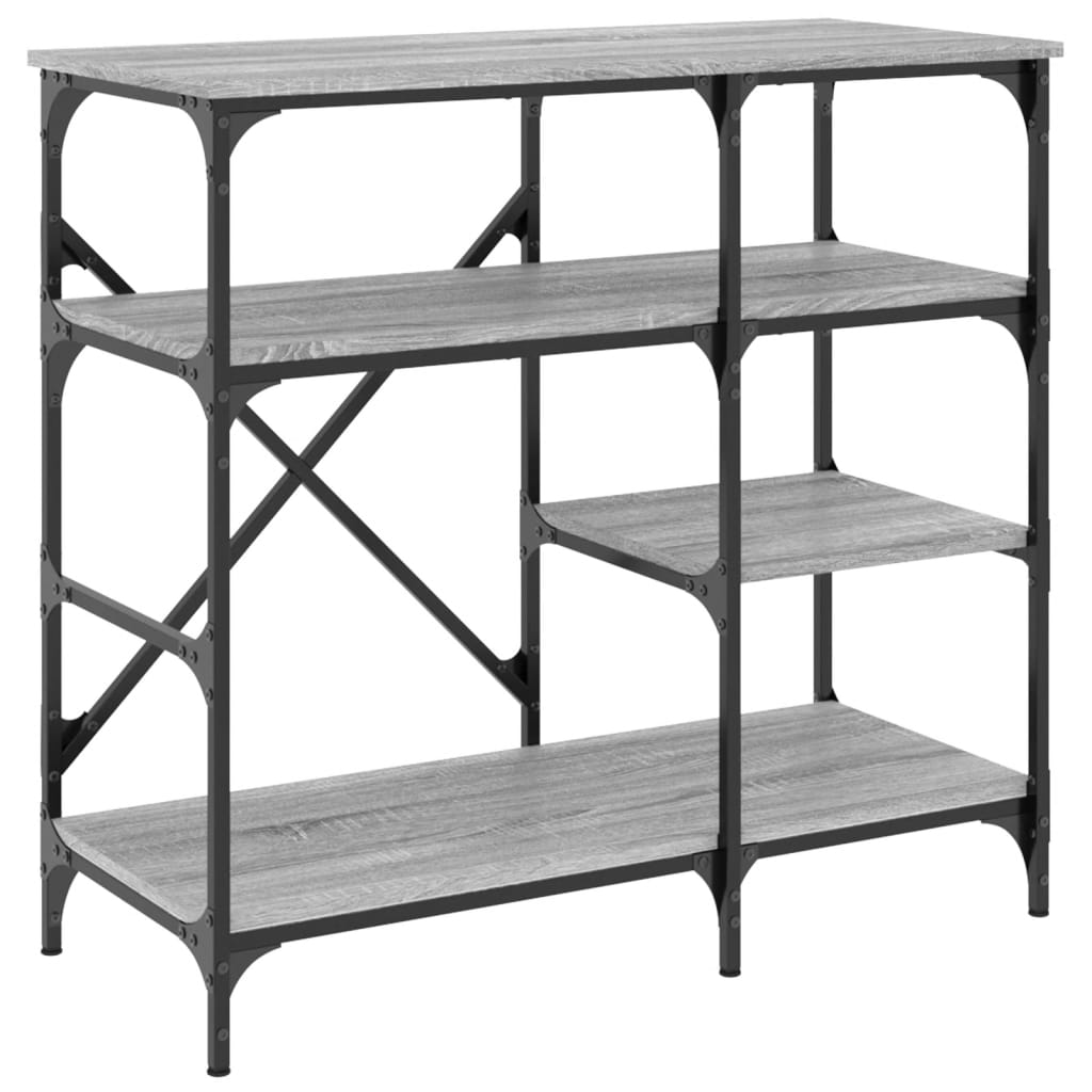 Baker's Rack Sonoma 90X40X84 Cm Engineered Wood And Metal