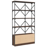 Bookcase 100X26X180 Cm Engineered Wood And Metal