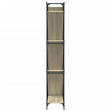 Bookcase 79X30X180 Cm Engineered Wood And Metal