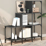 Bookcase 122X30X Engineered Wood And Metal