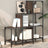 Bookcase 122X30X Engineered Wood And Metal