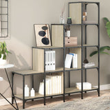 Bookcase 122X30X Engineered Wood And Metal