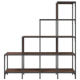 Bookcase 122X30X Engineered Wood And Metal