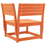 4 Piece Garden Lounge Set Solid Wood Pine