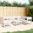 7 Piece Garden Lounge Set Solid Wood Pine