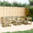 7 Piece Garden Lounge Set Solid Wood Pine