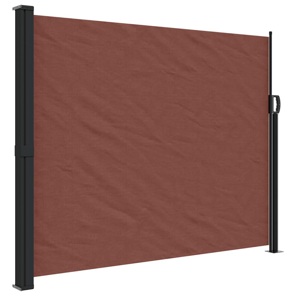 Retractable Side Awning Brown 160x300 cm