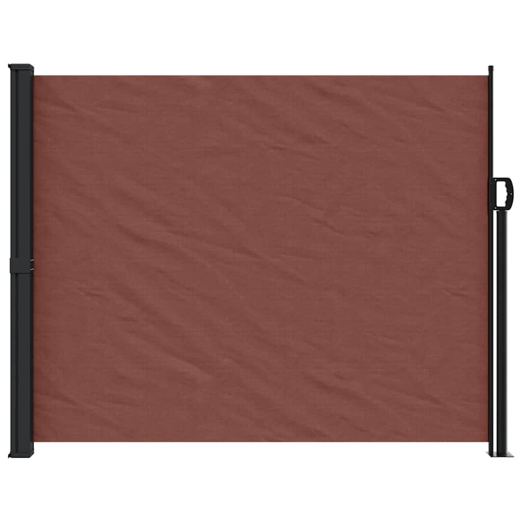 Retractable Side Awning Brown 160x300 cm