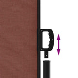 Retractable Side Awning Brown 160x300 cm