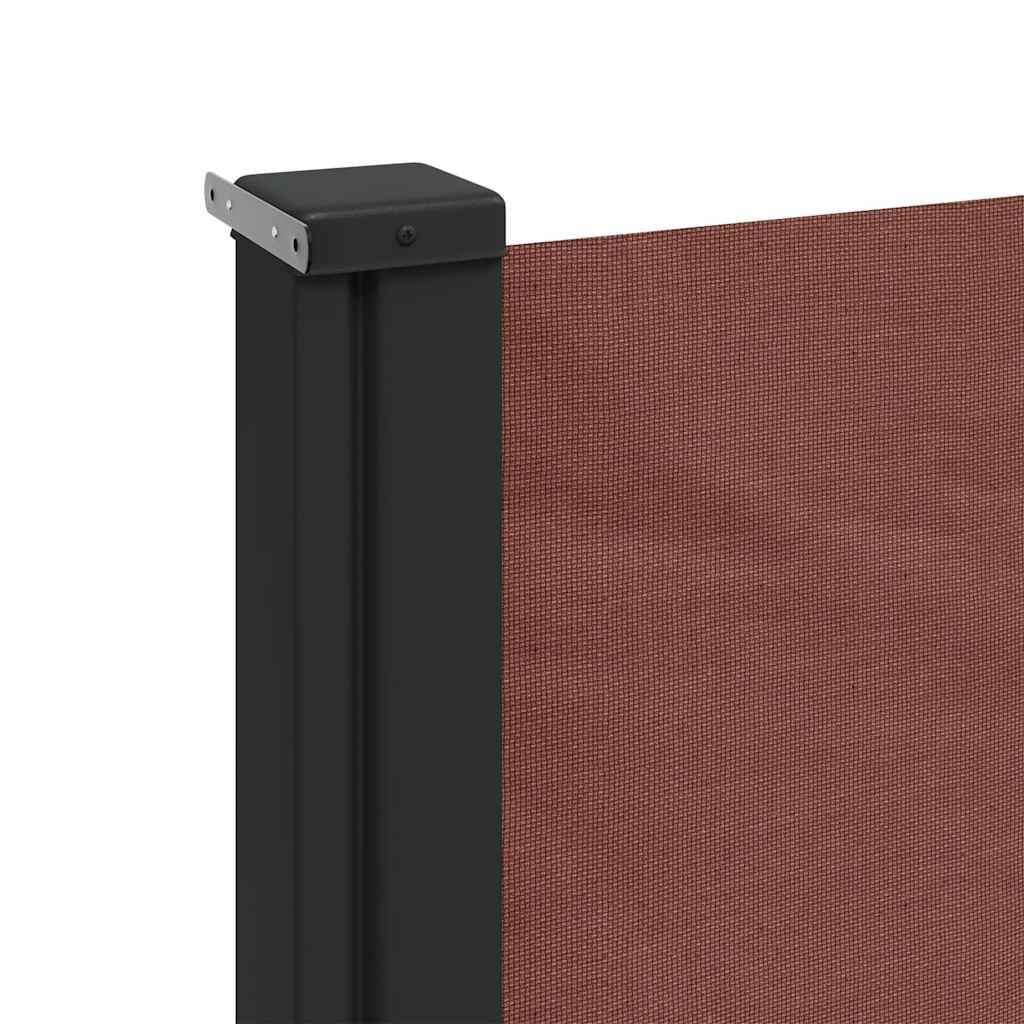 Retractable Side Awning Brown 160x300 cm