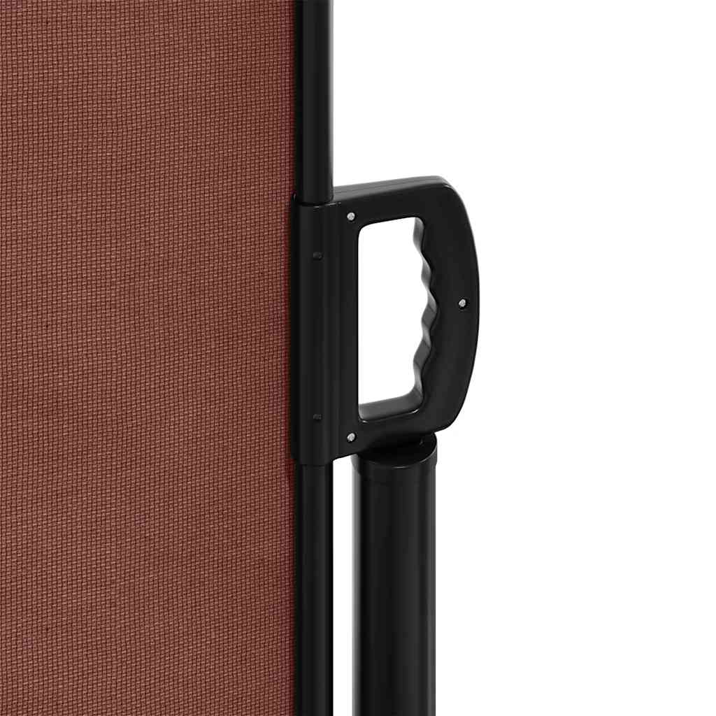 Retractable Side Awning Brown 160x300 cm