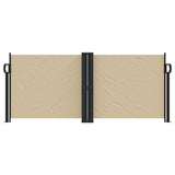 Retractable Side Awning Beige 100x600 cm