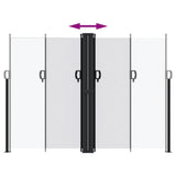 Retractable Side Awning White 180x600 cm