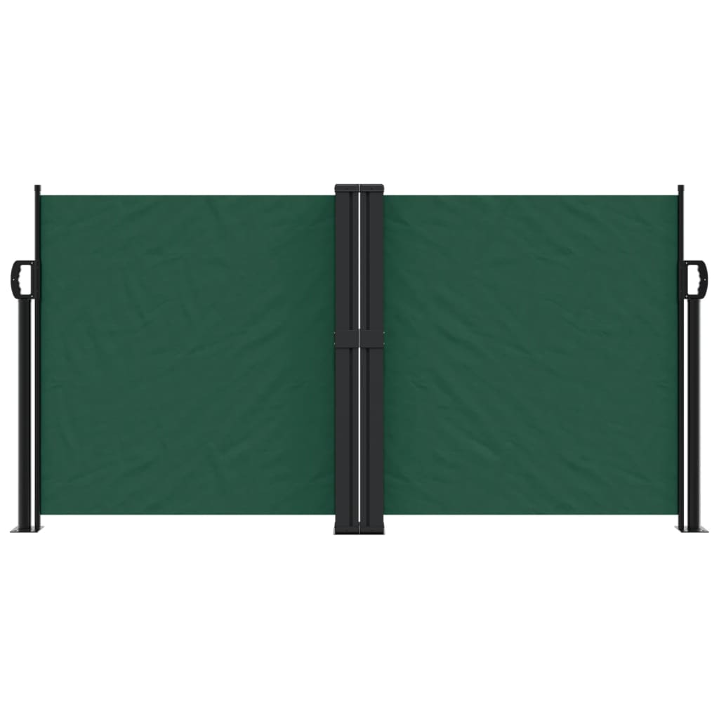 Retractable Side Awning Dark Green 120x1200 cm