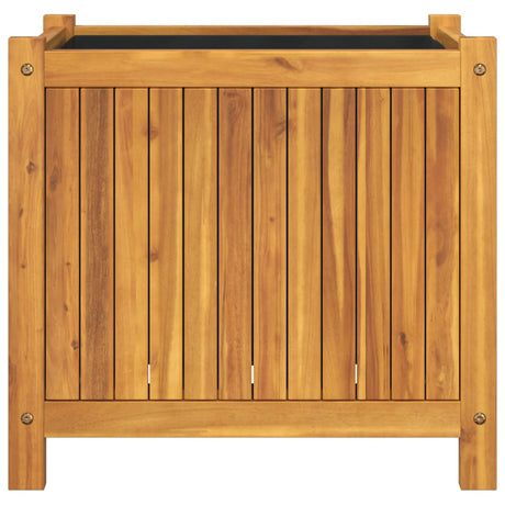 Garden Planter With Liner Solid Wood Acacia