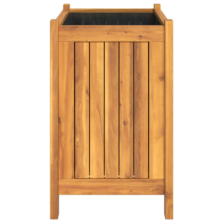 Garden Planter With Liner Solid Wood Acacia