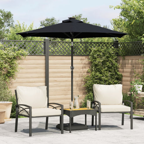 Garden Parasol With Steel Pole 225X225X212 Cm