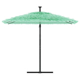 Garden Parasol with Steel Pole Green 269x269x235 cm