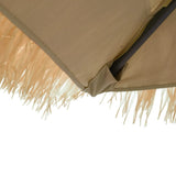 Garden Parasol With Steel Pole
